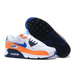 Dame/Herre Air Max 90 Oransje Blå AJ1285-104 Joggesko