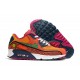 Dame/Herre Air Max 90 Oransje Rosa Joggesko