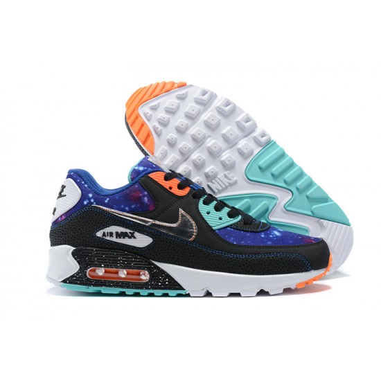 Dame/Herre Air Max 90 Supernova Blå Hvit CW6018-001 Joggesko