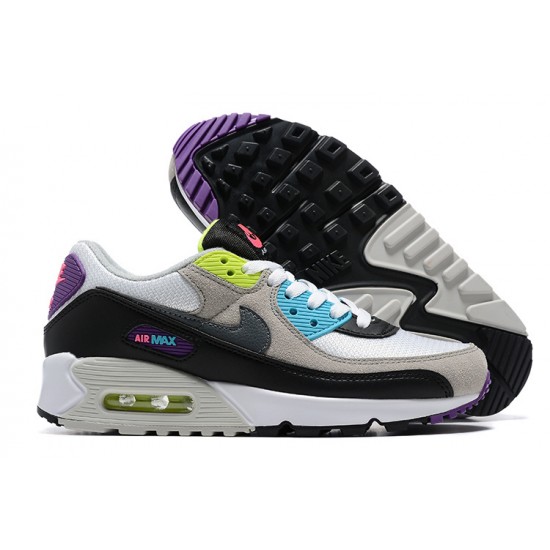 Dame Air Max 90 Svart Grå DR9900-100 Joggesko