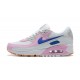 Dame Air Max 90 Hvit Rosa DX3316-100 Joggesko