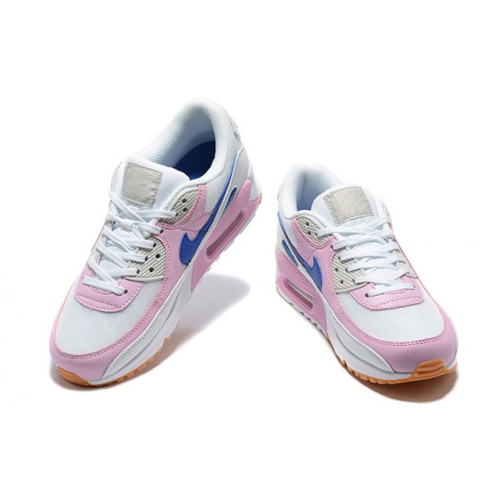 Dame Air Max 90 Hvit Rosa DX3316-100 Joggesko