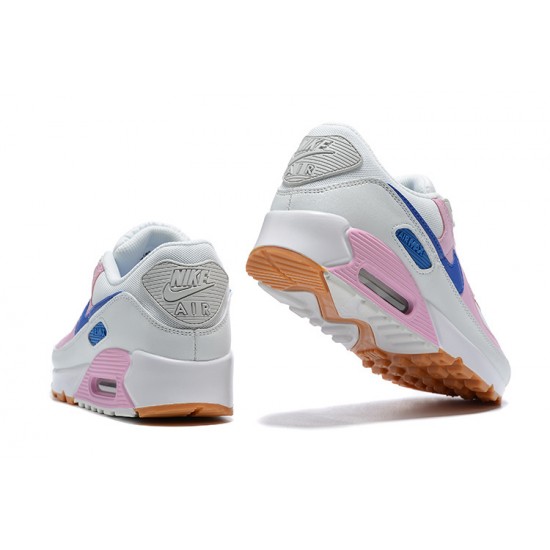 Dame Air Max 90 Hvit Rosa DX3316-100 Joggesko