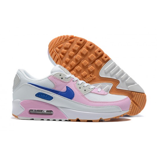 Dame Air Max 90 Hvit Rosa DX3316-100 Joggesko