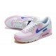 Dame Air Max 90 Hvit Rosa DX3316-100 Joggesko