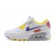 Dame Air Max 90 Hvit Gul Joggesko