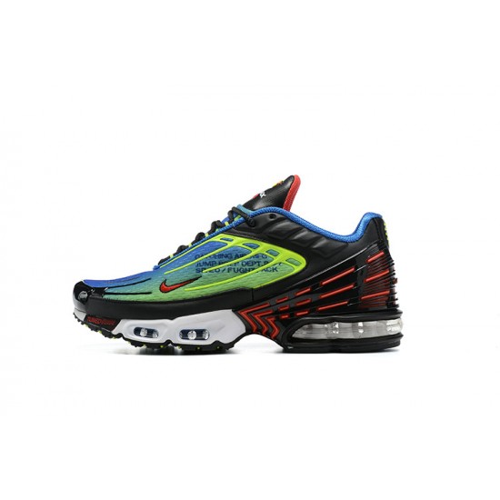 Herre Air Max Plus 3 Svart Blå CU4710-400 Joggesko