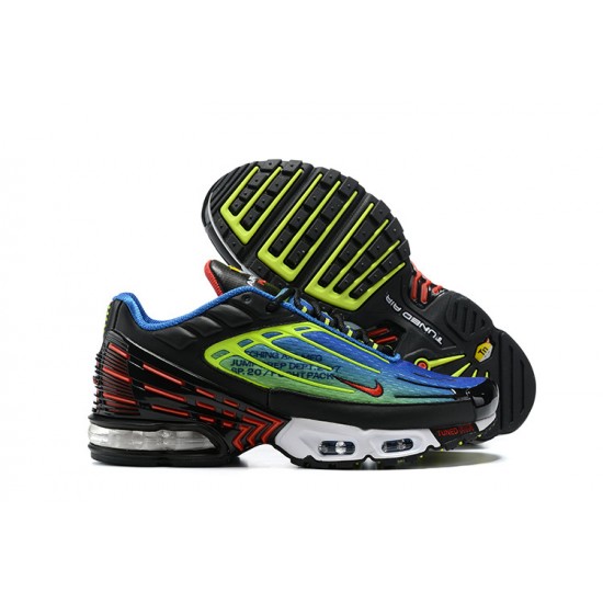 Herre Air Max Plus 3 Svart Blå CU4710-400 Joggesko