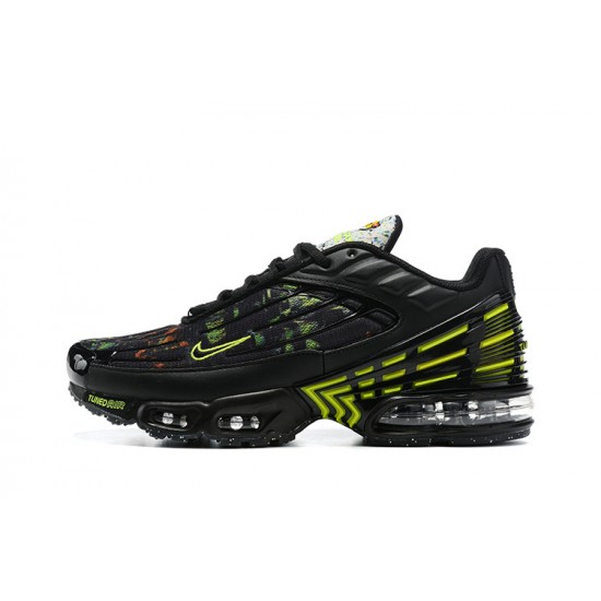 Herre Air Max Plus 3 Svart Grønn DM9097-001  Joggesko