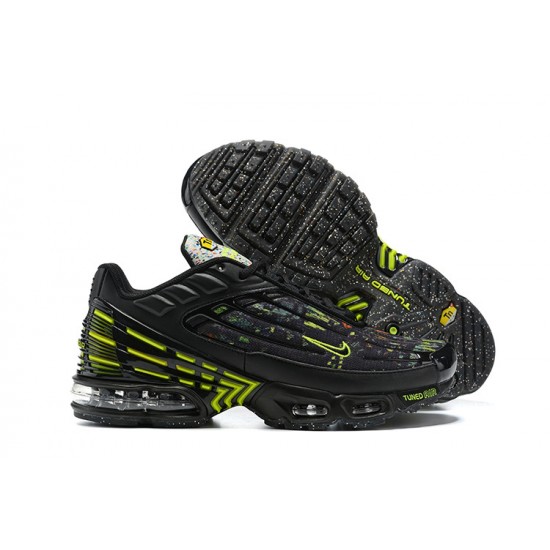 Herre Air Max Plus 3 Svart Grønn DM9097-001  Joggesko