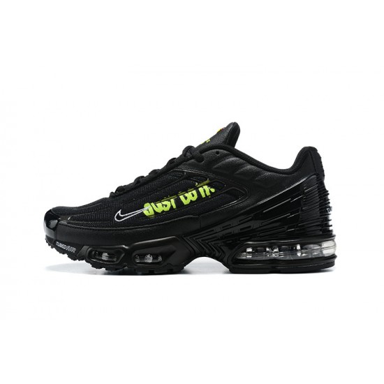 Herre Air Max Plus 3 Svart Grønn Joggesko