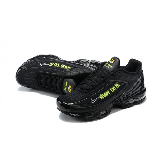 Herre Air Max Plus 3 Svart Grønn Joggesko