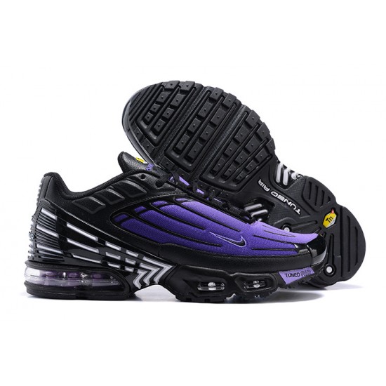 Herre Air Max Plus 3 Svart Lilla CD7005-100 Joggesko