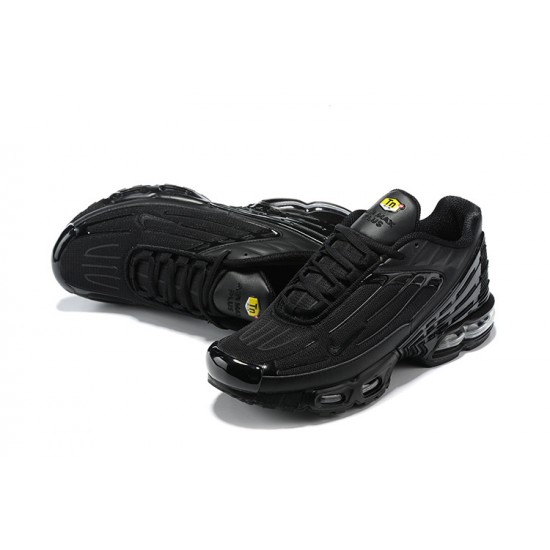 Herre Air Max Plus 3 Svart Gul Joggesko