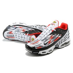 Herre Air Max Plus 3 Svart and Red Joggesko