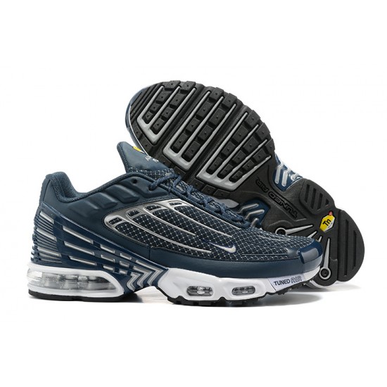 Herre Air Max Plus 3 Blå Sølv DO6385-402 Joggesko