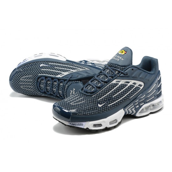 Herre Air Max Plus 3 Blå Sølv DO6385-402 Joggesko