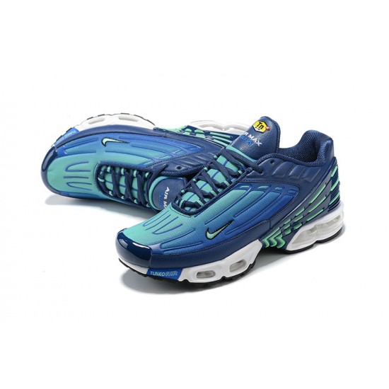 Herre Air Max Plus 3 Blå Hvit CJ9684-400 Joggesko