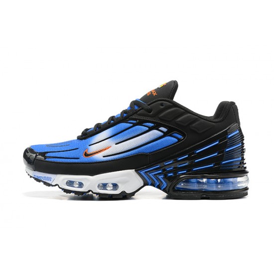 Herre Air Max Plus 3 Blå Hvit and Svart DR8588-400 Joggesko