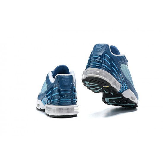 Herre Air Max Plus 3 Blå and Hvit Joggesko