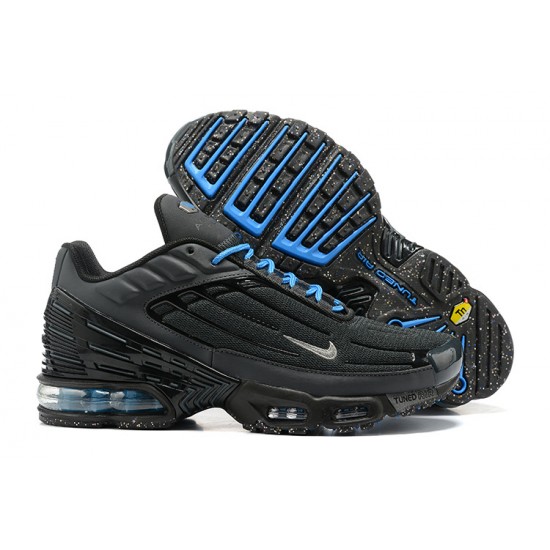 Herre Air Max Plus 3 Grå Blå DH3984-001 Joggesko