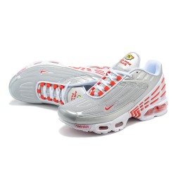 Herre Air Max Plus 3 Grå Sølv and Red  CK5178-072 Joggesko