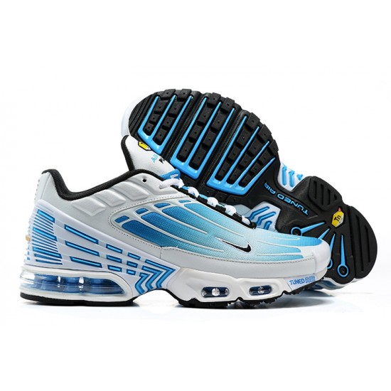 Herre Air Max Plus 3 Hvit Blå CK6715-100 Joggesko