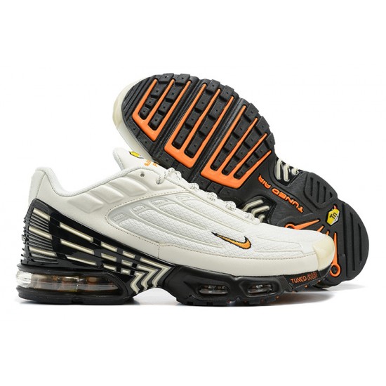 Herre Air Max Plus 3 Hvit Oransje DQ1105-001 Joggesko