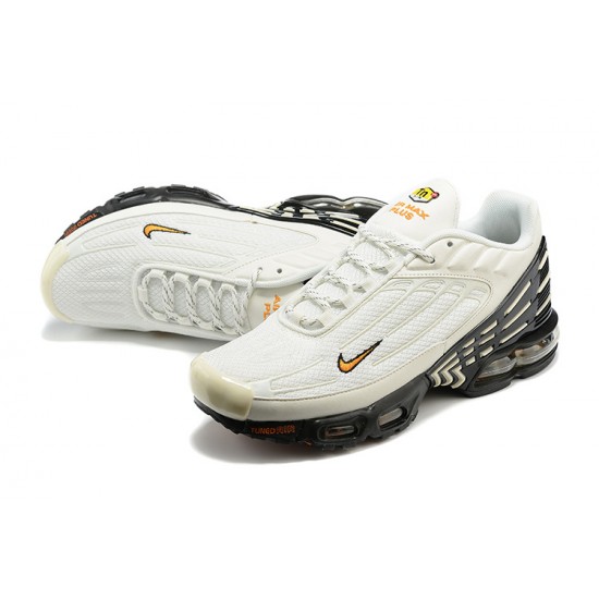 Herre Air Max Plus 3 Hvit Oransje DQ1105-001 Joggesko