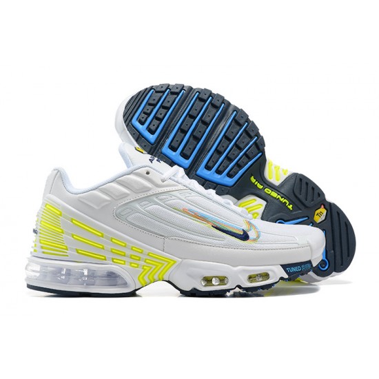 Herre Air Max Plus 3 Hvit Gul DV6823-100 Joggesko