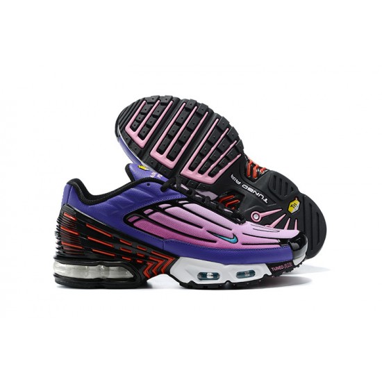 Dame Air Max Plus 3Lilla Svart CD7005-005 Joggesko