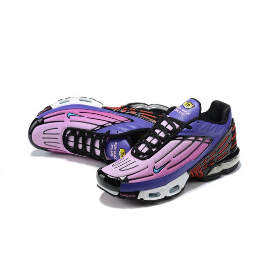 Dame Air Max Plus 3Lilla Svart CD7005-005 Joggesko