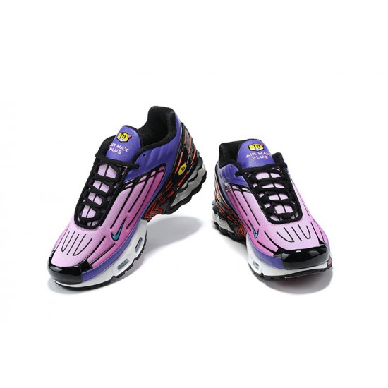 Dame Air Max Plus 3Lilla Svart CD7005-005 Joggesko