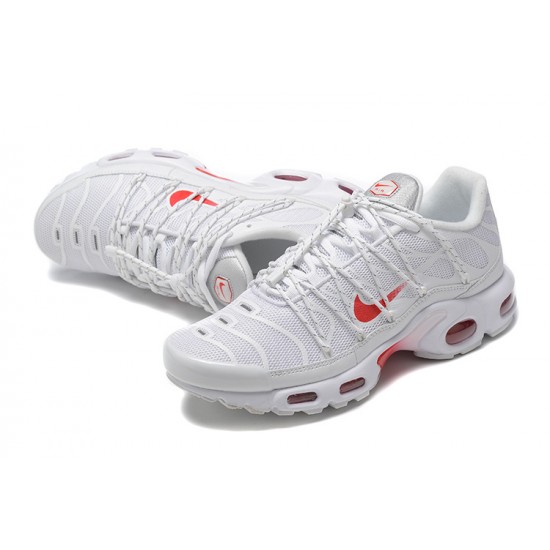 Herre Air Max Plus Utility Hvit Red FN3488-100 Joggesko