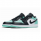 Nike Jordan 1 Low Emerald Rise Green grønn 553558-117 Menn Dame