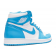 Nike Jordan 1 High UNC Blue blå 555088 117 Menn Dame