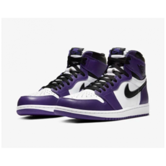 Nike Jordan 1 High Court Purple 555088 500 Menn Dame