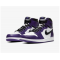 Nike Jordan 1 High Court Purple 555088 500 Menn Dame