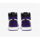 Nike Jordan 1 High Court Purple 555088 500 Menn Dame