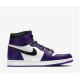 Nike Jordan 1 High Court Purple 555088 500 Menn Dame