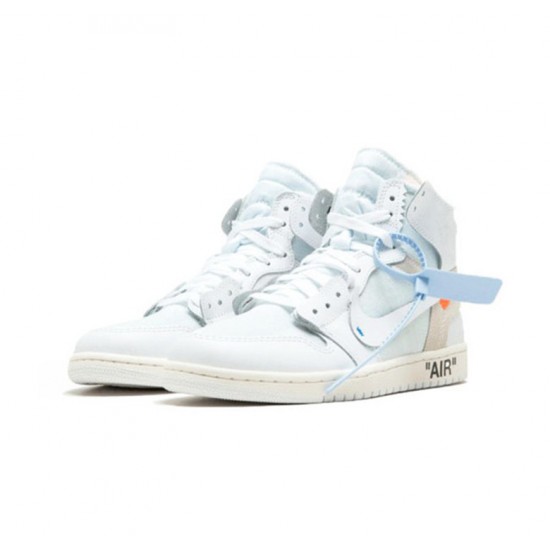 Nike Jordan 1 High OG WHITE hvit AQ0818 100 Menn Dame