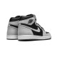 Nike Jordan 1 High Black Smoke Grey BLACK svart 555088 035 Menn Dame