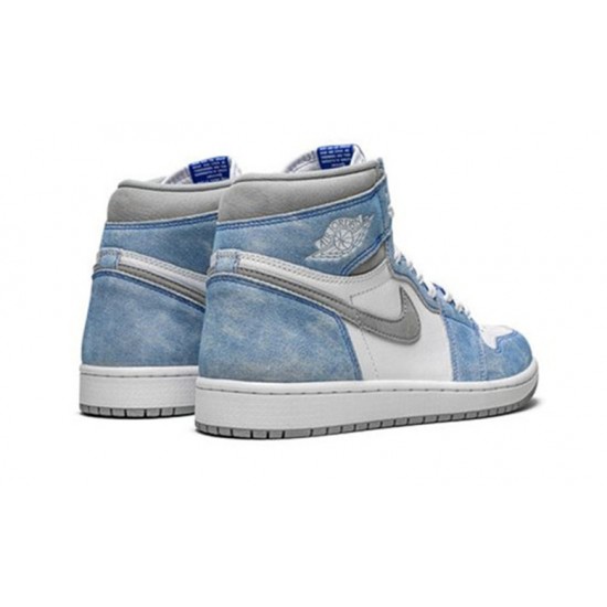 Nike Jordan 1 High Hyper Royal 555088 402 Menn Dame