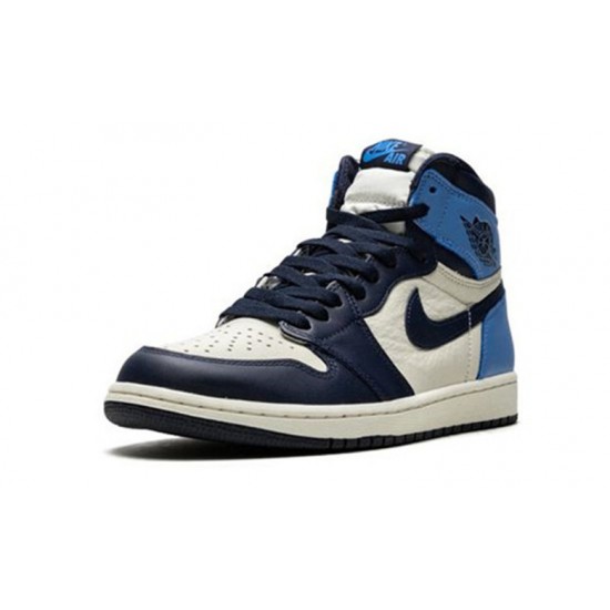 Nike Jordan 1 High OG “Obsidian Sail 555088 140 Menn Dame