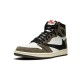 Nike Jordan 1 High Travis Scott Brown brun CD4487-100 Menn Dame