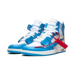 Nike Jordan 1 High UNC WHITE hvit AQ0818 148 Menn Dame