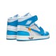 Nike Jordan 1 High UNC WHITE hvit AQ0818 148 Menn Dame