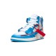 Nike Jordan 1 High UNC WHITE hvit AQ0818 148 Menn Dame