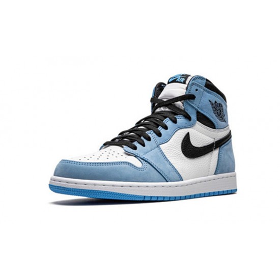 Nike Jordan 1 High University Blue blå 555088-134 Menn Dame