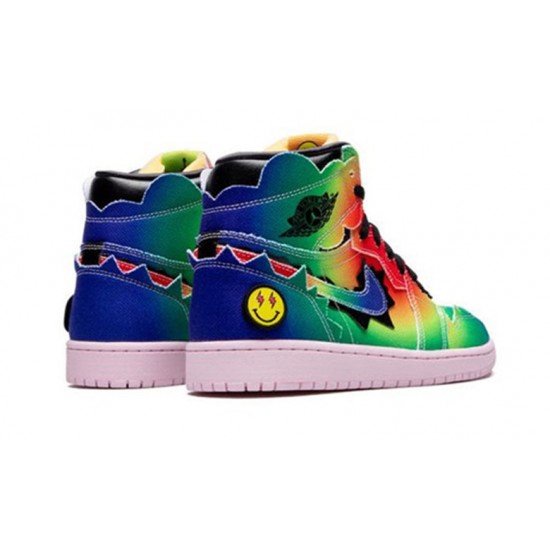 Nike Jordan 1 High OG J Balvin Multi Color DC3481 900 Menn Dame